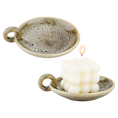 Porcelain Candle Holders AJEW-WH0504-06-1