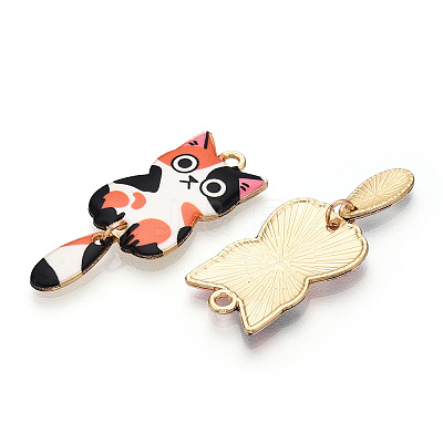 Alloy Enamel Pendants FIND-Q102-12F-1