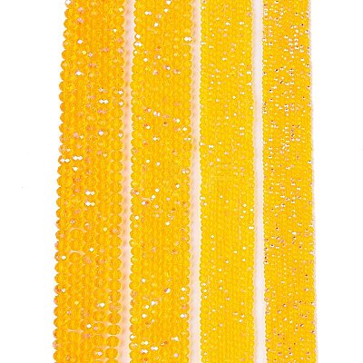 Electroplate Glass Beads Strands EGLA-A044-T6mm-L05-1