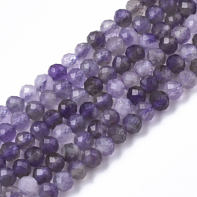 Natural Amethyst Beads Strands G-R465-03B-1