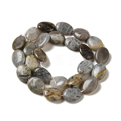 Natural Bamboo Leaf Agate Beads Strands G-NH0014-B01-02-1