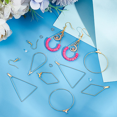 DIY Dangle Earring Making Kits DIY-UN0005-70-1