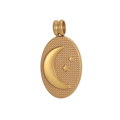 304 Stainless Steel Pendants STAS-OY011-54G-1