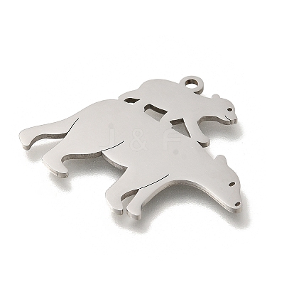 304 Stainless Steel Pendants STAS-S144-08P-1