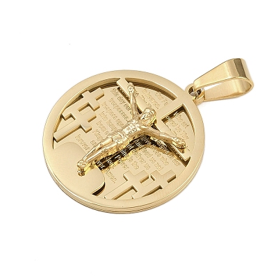 Jesus Theme 304 Stainless Steel Pendants STAS-D387-01A-G-1