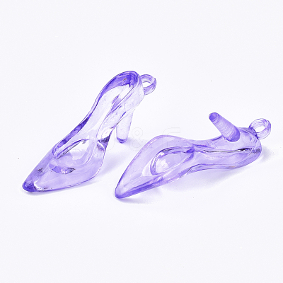 Transparent Acrylic Pendants TACR-S133-121B-1