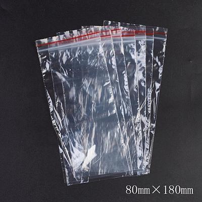Plastic Resealable Packaging Bags OPP-G001-A-8x18cm-1