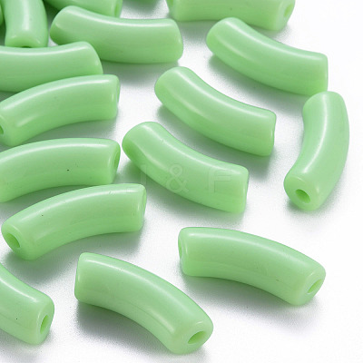 Opaque Acrylic Beads X-MACR-S372-001B-S028-1