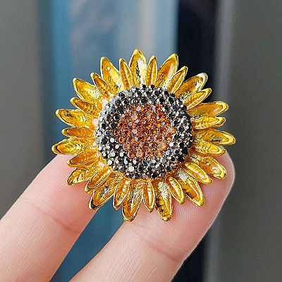 Sunflower Enamel Pins PW-WG91DA1-01-1
