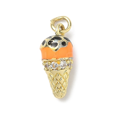 Brass Micro Pave Cubic Zirconia Pendants LS-KK-H255-03G-02-1