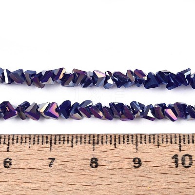 Electroplate Opaque Glass Beads Strands LS-GLAA-N022-4mm-20-1