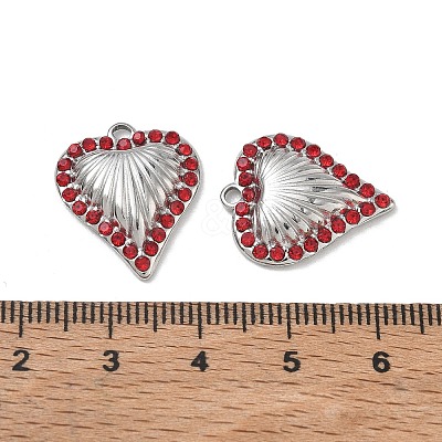 304 Stainless Steel Rhinestone Pendants RB-CBA7A56-01A-P-1