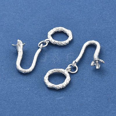 Brass Hook and S-Hook Clasps KK-B125-03S-1