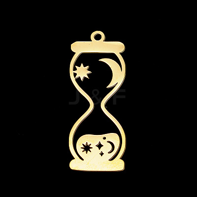 PVD Vacuum Plating 201 Stainless Steel Pendants STAS-T056-LA698-2-1