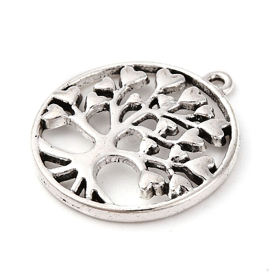 Tibetan Style Alloy Pendants FIND-A053-05B-AS-1