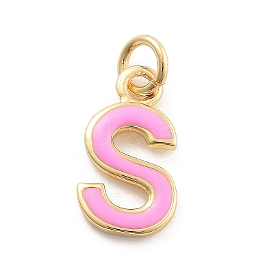Rack Plating Brass Pendants KK-C065-02S-G-1