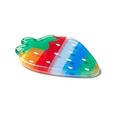 Acrylic Cabochons Suitable for Hair Pins LS-MACR-I038-02-1