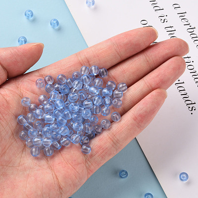 Transparent Acrylic Beads MACR-S370-A6mm-749-1