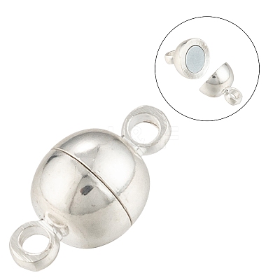 Brass Magnetic Clasps with Loops MC019-NFS-1