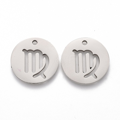 Tarnish Resistant 201 Stainless Steel Pendants STAS-Z001-B-02P-1