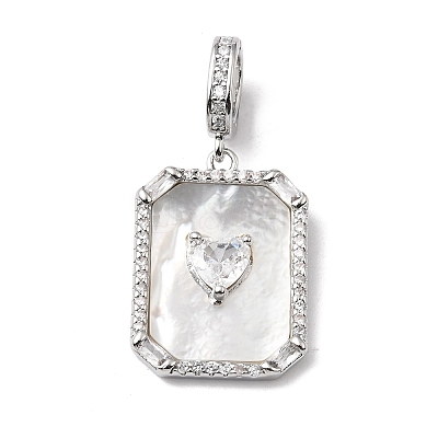 Natural Shell Pendants KK-N290-03P-1