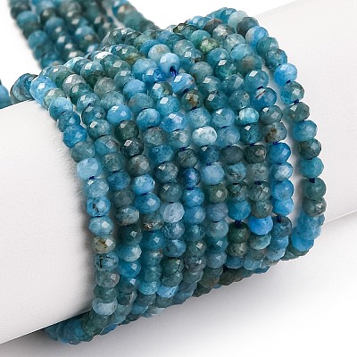 Natural Apatite Beads Strands X-G-F770-D09-02B-1