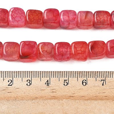 Natural Dragon Veins Agate Beads Strands G-G177-E09-05-1