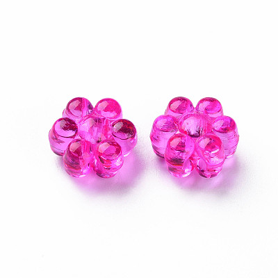 Transparent Acrylic Beads MACR-N013-016-1