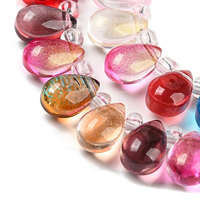 Transparent Glass Beads Strands X-GLAA-B014-01D-1
