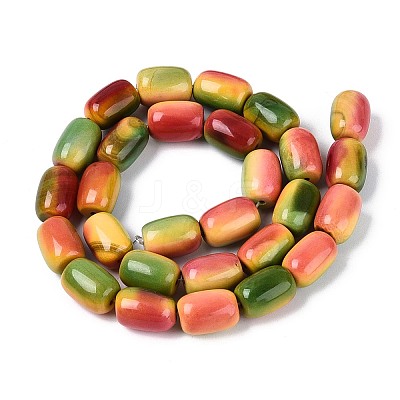 Dyed Natural Agate Beads Strands G-T144-35-1