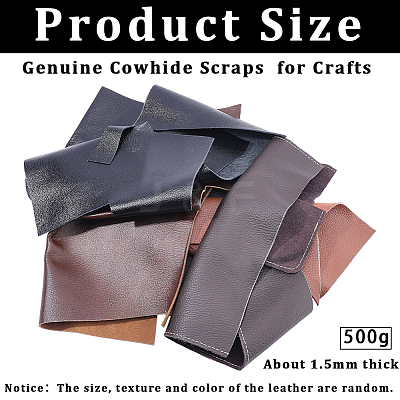 500G Cowhide Leather Fabric DIY-CL0001-41-1