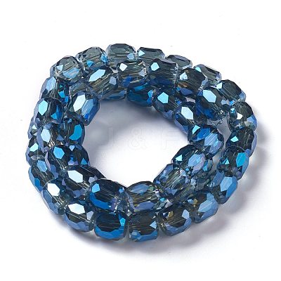 Electroplate Glass Beads GLAA-F108-14A-02-1