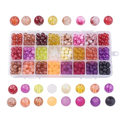 Mixed Style Glass Beads GLAA-JP0001-01-1