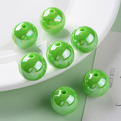 Opaque Acrylic Beads MACR-S370-D20mm-24-1