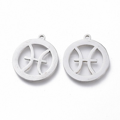 Non-Tarnish 304 Stainless Steel Pendants STAS-L249-002B-1