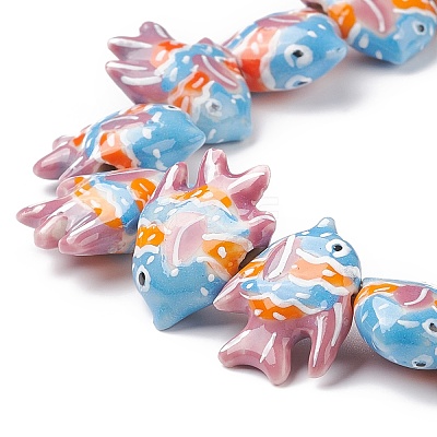 Handmade Porcelain Beads X1-PORC-G002-54G-1