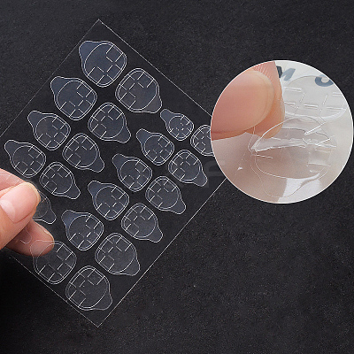 Clear Double Side Adhesive Glue Sticky Tape For False Nail Tips MRMJ-T009-010-1