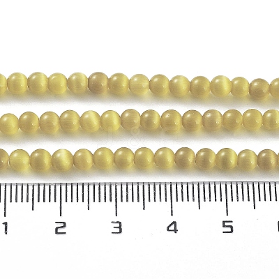 Cat Eye Beads Strands CE-F022-4mm-07-1