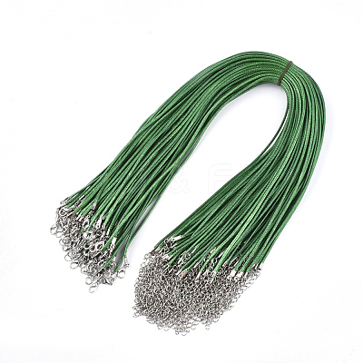 Waxed Cord Necklace Making NCOR-T001-46-1