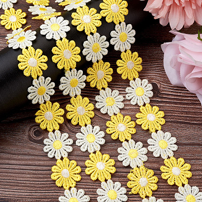 Colorful Polyester Lace Trim OCOR-TA0001-34H-1