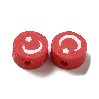 Handmade Polymer Clay Beads CLAY-B004-01-1
