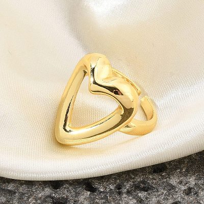 Brass Open Cuff Rings for Women LS-RJEW-F171-01G-01-1