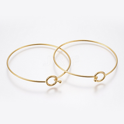 Ion Plating(IP) 304 Stainless Steel Expandable Bangle Making LS-STAS-F148-01G-1