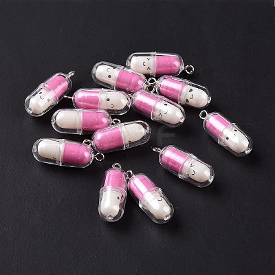 Translucent Plastic Pendants X-KY-L006-29G-1