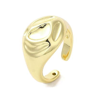 Rack Plating Brass Finger Ring RJEW-C072-10G-1