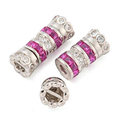 925 Sterling Silver with Rhinestone Screw Clasps STER-B005-41B-P-1