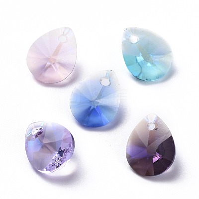 Glass Rhinestone Charms RGLA-L021-A-M-1