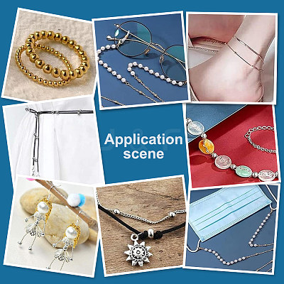 5 Style 304 Stainless Steel Beads STAS-UN0054-68-1