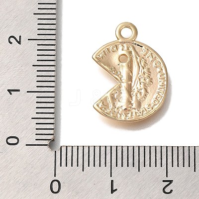 Brass Pendants KK-U038-21G-1