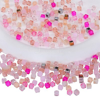 2 Bags Imitation Artificial Crystal Glass Beads GLAA-SZ0001-95B-09-1